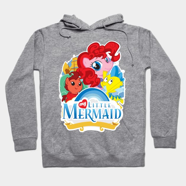 Friendship with a Mermaid is Magic Hoodie by CuddleswithCatsArt